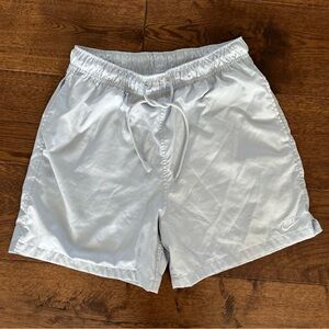 Nike Club Men’s M Flow Net Lined Above Knee Drawstring Cinch Waist Logo Shorts